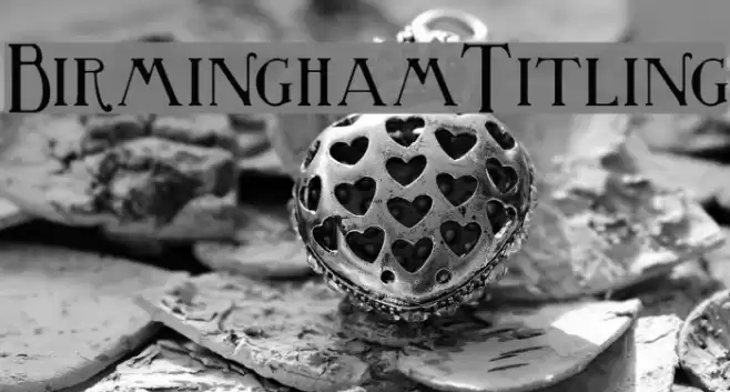 BirminghamTitling خط examples