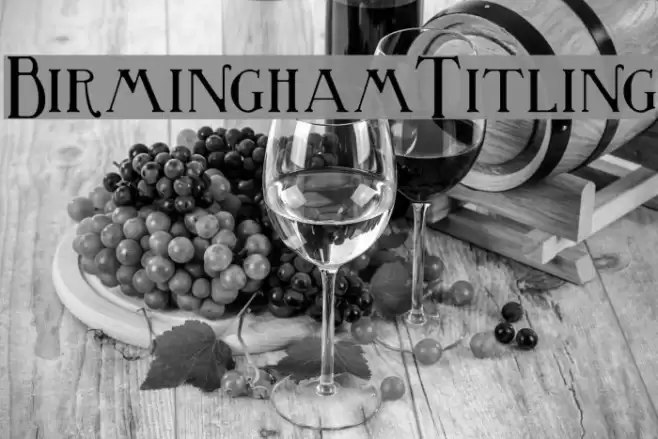BirminghamTitling خط examples