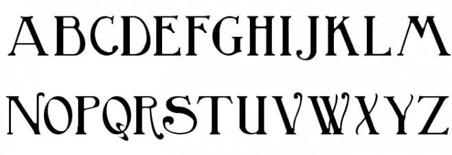 BirminghamTitling 字体 小写