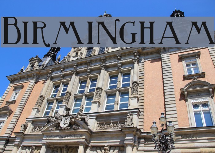 Birmingham Font examples