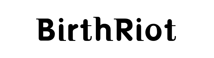 BirthRiot  Скачать бесплатные шрифты