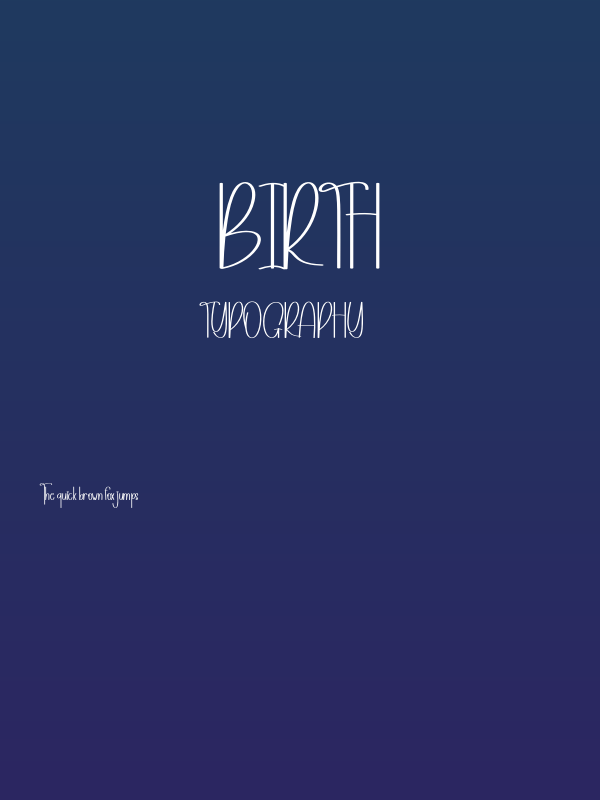 Birth Poster