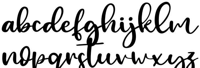 Birthday Dream - Personal Use Font LOWERCASE