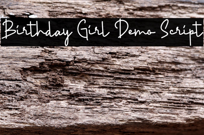 Birthday Girl Demo Script Example 2