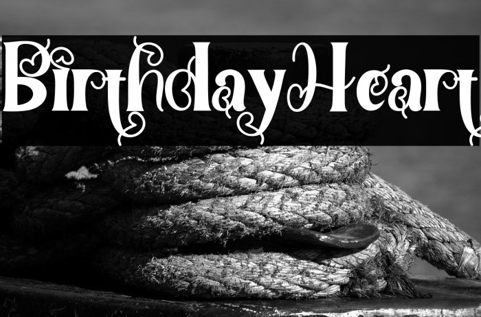 Birthday Heart Example 1