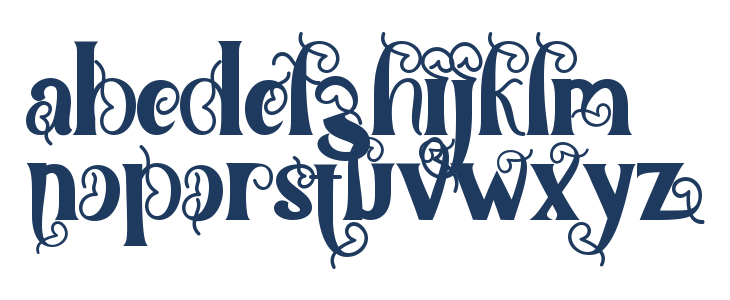 Birthday Heart Lowercase