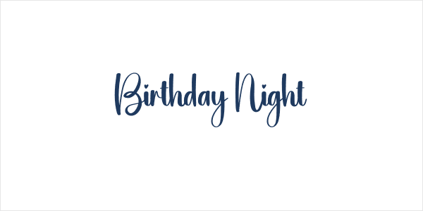 Birthday Night Logo