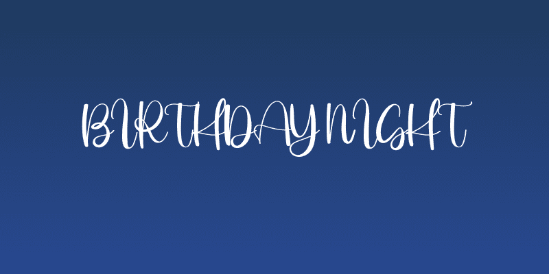 Birthday Night Social Header