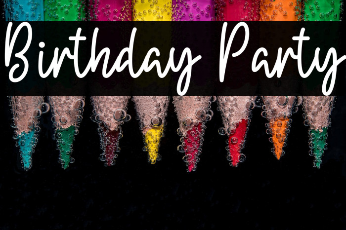 Birthday Party Example 1