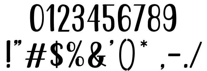 Birthday - Personal Use Font OTHER CHARS