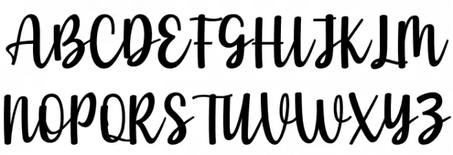 Birthday - Personal Use Schriftart Groß