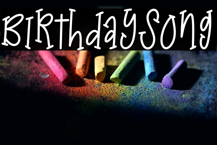 Birthday Song Example 2