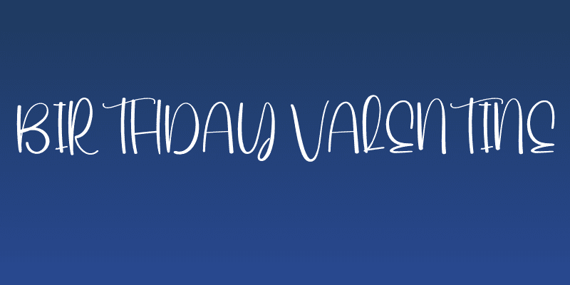 Birthday Valentine Social Header