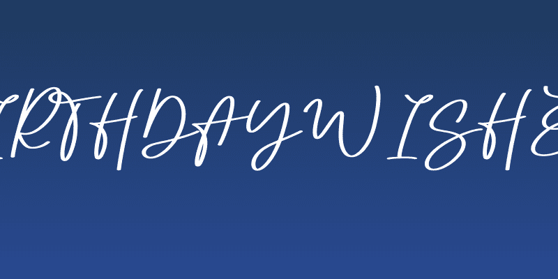 Birthday Wishes Social Header