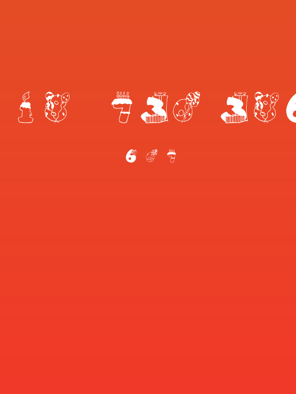 BirthdayDigits Poster