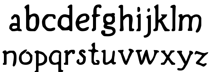 BirthdayGreetz Font LOWERCASE