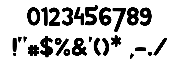 Birthday_Boy Font OTHER CHARS