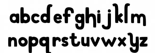 Birthday_Boy 字体 小写