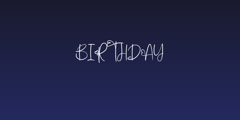Birthday Social Header
