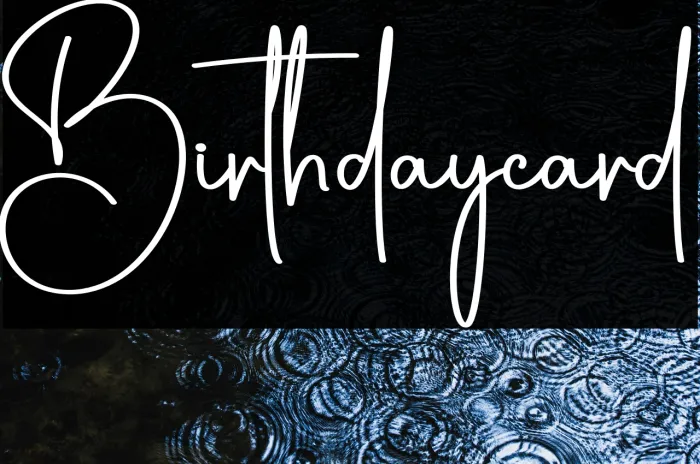 Birthdaycard Example 2