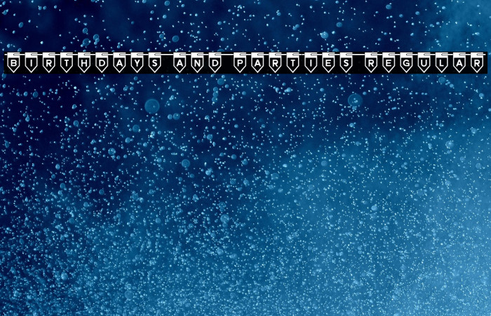 Birthdays and Parties Regular Example 3