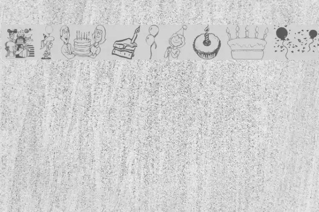 Birthdaze Font examples