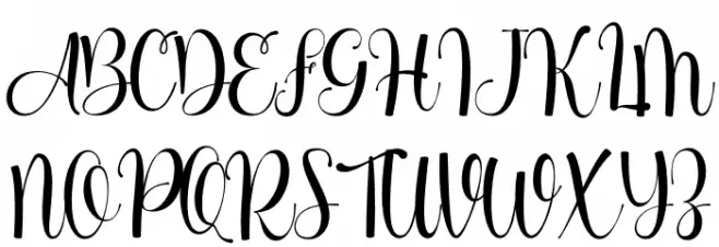 Birthella Demo Font Litere mari