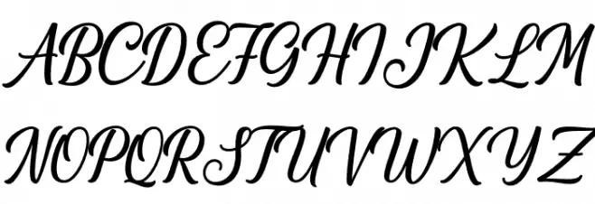 Birthland Шрифта ВЕРХНИЙ
