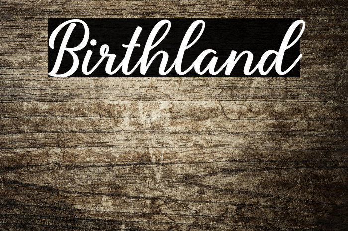 Birthland Example 1