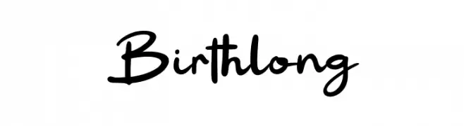 Birthlong  フリーフォントのダウンロード