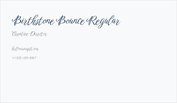 Birthstone Bounce Regular Business Card