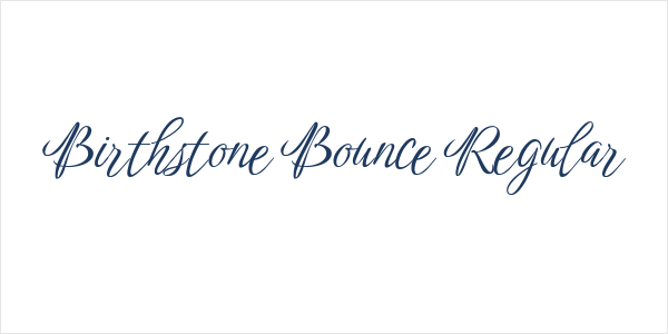 Birthstone Bounce Regular Logo