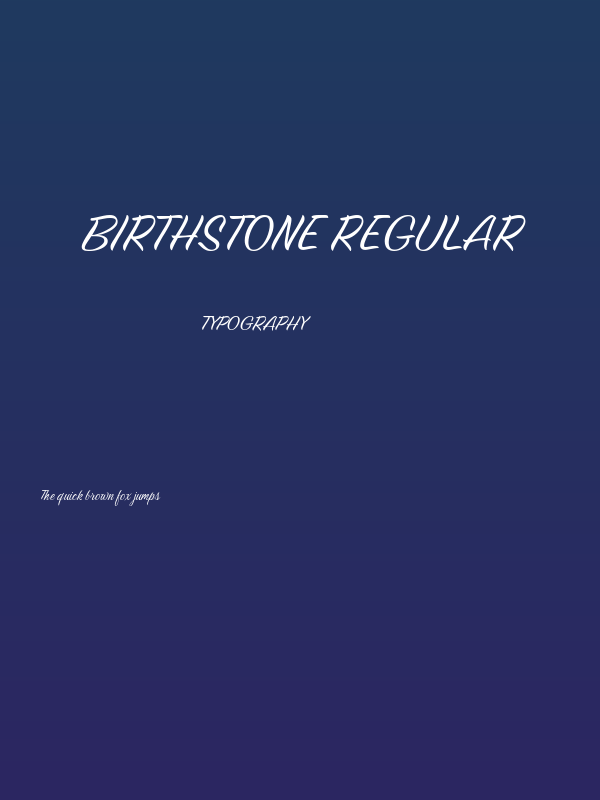 Birthstone Regular Poster
