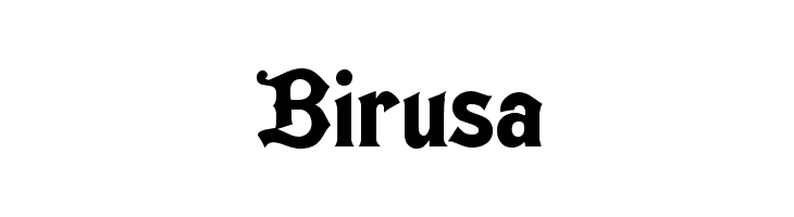 Birusa  Fuentes Gratis Descargar