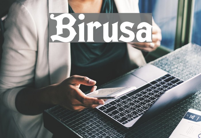 Birusa Font examples