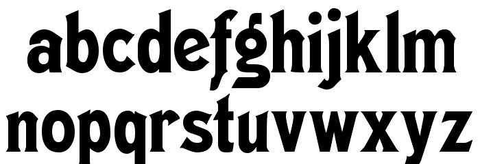 Birusa Font LOWERCASE