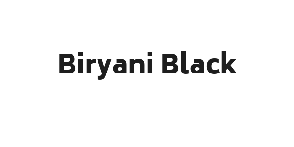 Biryani Black Logo