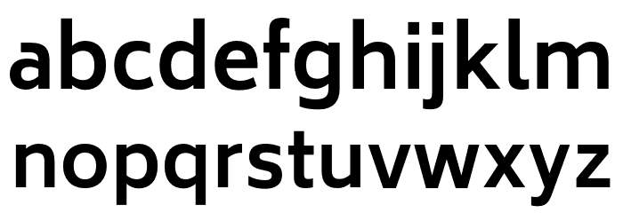 Biryani Bold Font LOWERCASE