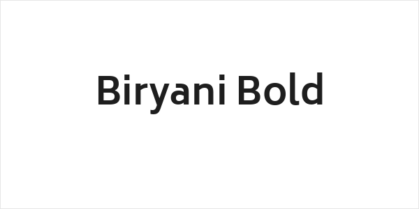 Biryani Bold Logo