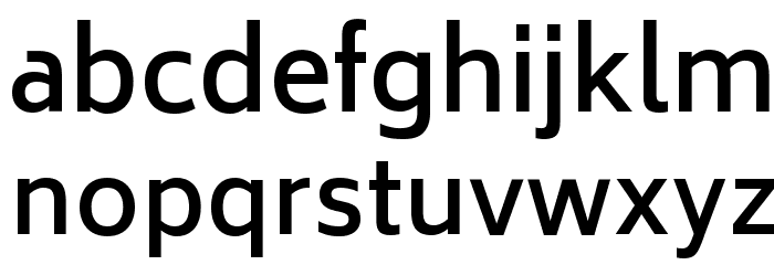 Biryani DemiBold Font LOWERCASE