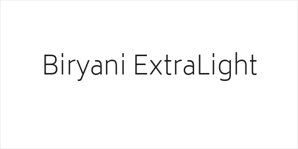 Biryani ExtraLight Logo