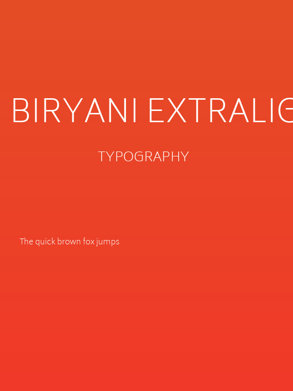 Biryani ExtraLight Poster