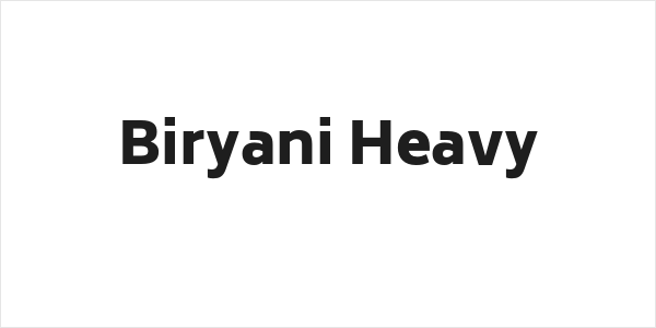 Biryani Heavy Logo