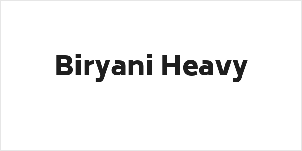 Biryani Heavy Logo