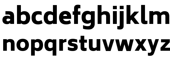 Biryani Heavy Font LOWERCASE