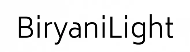 Biryani Light  font caratteri gratis