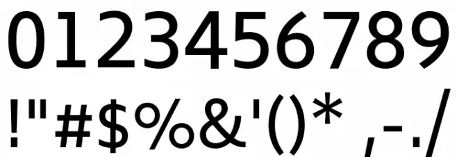 Biryani Font OTHER CHARS