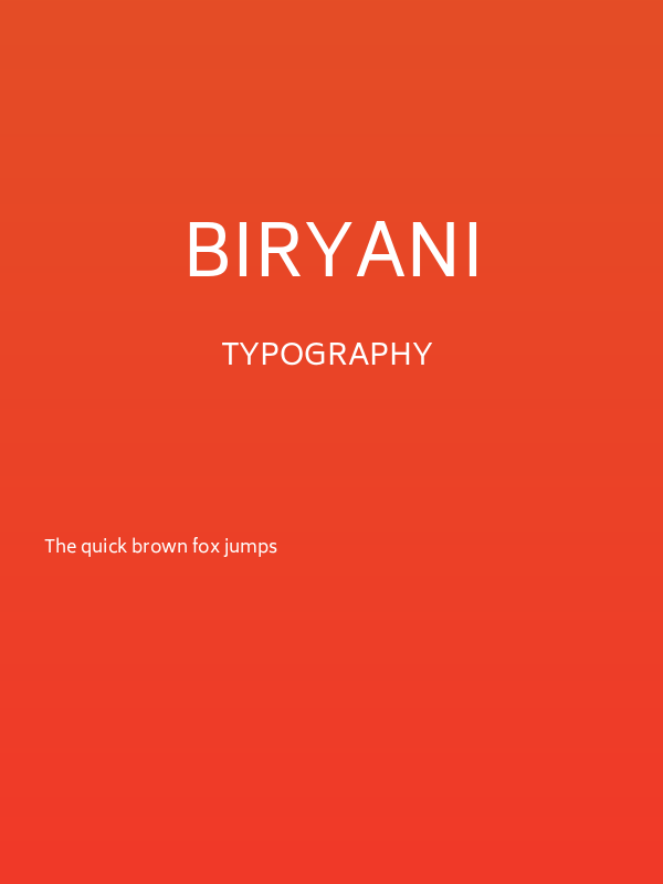 Biryani Poster