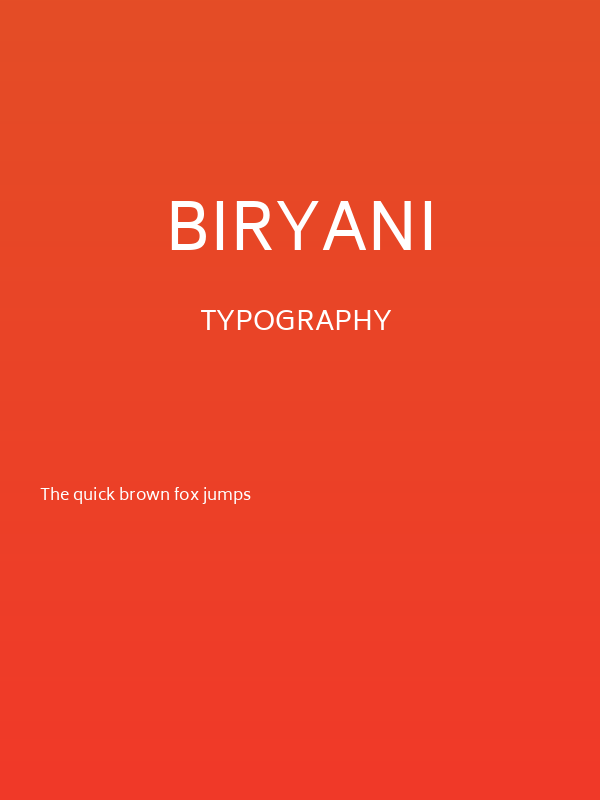 Biryani Poster