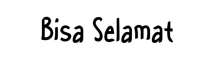 Bisa Selamat  Frei Schriftart Herunterladen